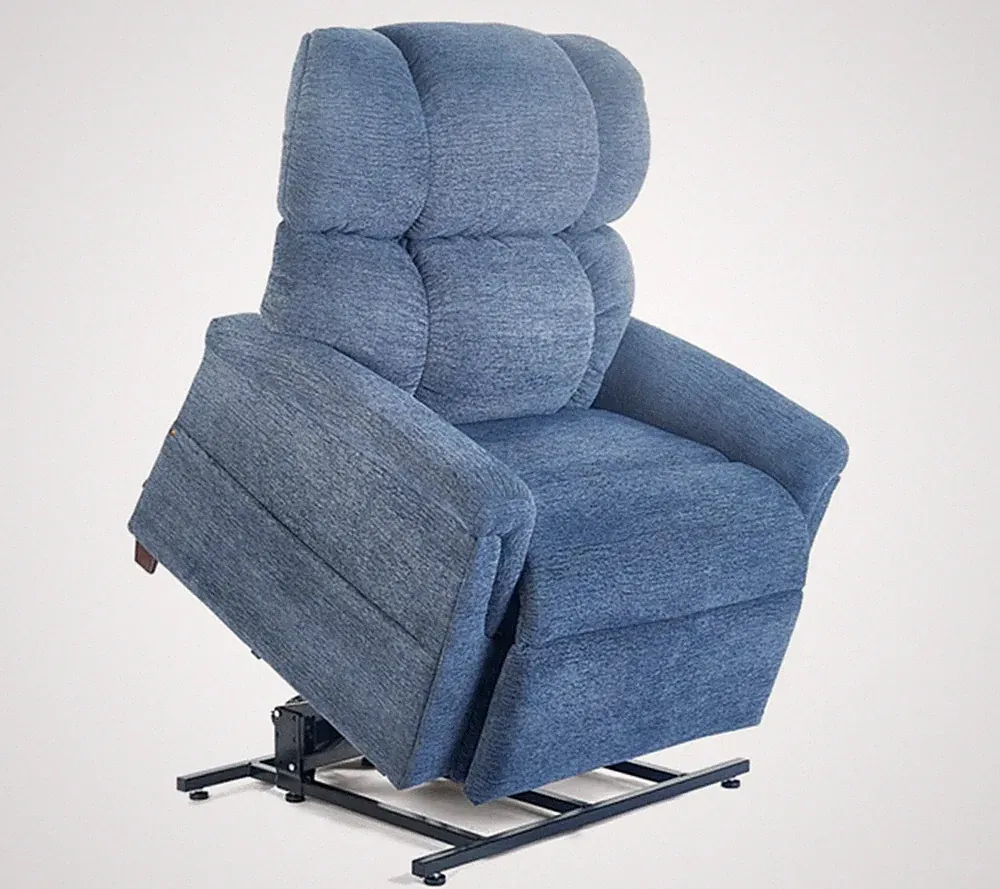 Golden Technologies PR535-M26 Wide Maxicomfort Lift Chair Recliner Oxford Blue