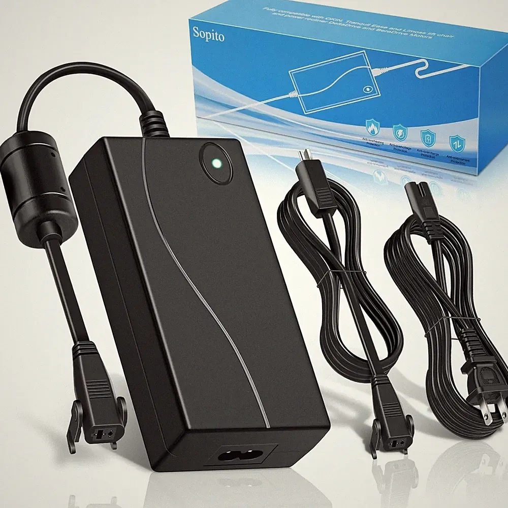 Power Recliner Supply, Sopito Universal AC/DC Adapter Kit black